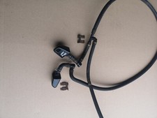 NISSAN X TRAIL T31 2008 front bumper headlight washer spray nozzle pair in black