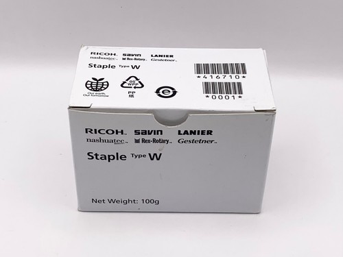 Ricoh staple type - w, –