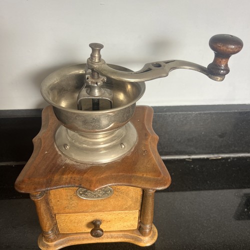 Antique oak wood metal - &,