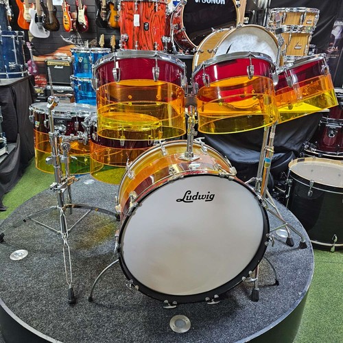 Ludwig vistalite drum kit - ludwig,