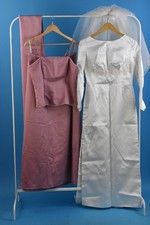 Vintage Wedding Dress & Bridesmaid Dress Palmess & Alfred Angelo Size 2 & 10