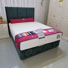 Shire Beds 5ft Forest Velvet Bed Set with Raphael 100 Mattress RRP£896