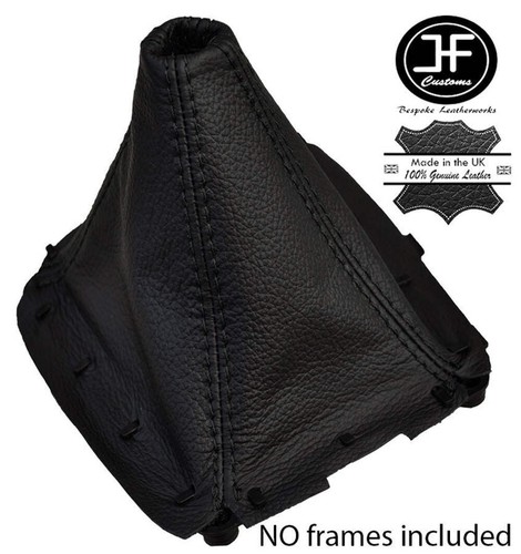 Black stitching leather gear - black,