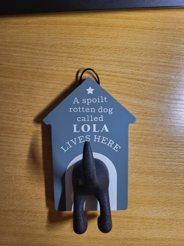 Personalised lola dog tail - dog,