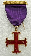 Masonic Medal Jewel - Red