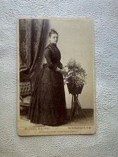 Victorian Cabinet Card Photo Russell & Sons Wimbledon Royal Photographer c.1880s