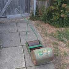 Vintage Suffolk Swift  12" Cut Push Cylinder Roller Mower & grass box