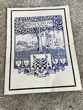VINTAGE MASONIC EPHEMERA CRAMLINGTON LODGE No4196 NORTHUMBERLAND