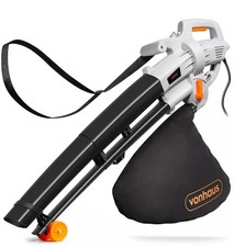 VonHaus Leaf Blower and Vacuum 3000W, Collect & Clear Gardens & Patios of Leaves