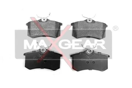 Rear brake pad set disc - set,