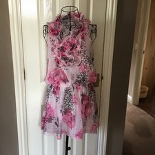 new without tags TSEGA SIZE s/m mulicoloured  short dress
