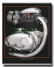 BSA Spitfire Twin 650cc A65 engine framed picture free p&p UK