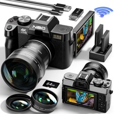 64GB TF 4K Digital Camera 48MP