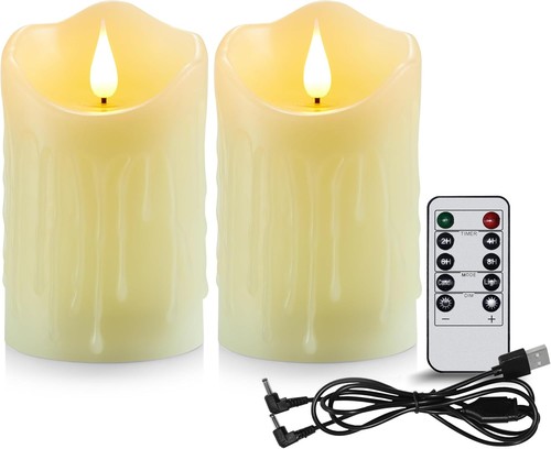 Flameless led candles pack - 2,