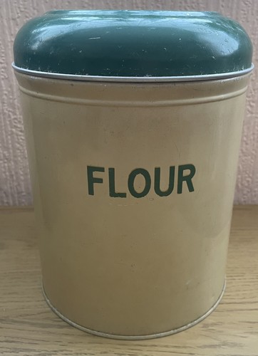 Vintage flour metal kitchen - metal,