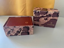 Rare Vintage Original TUDOR WATCH BOX, 1970s - 1980s, (and Outer box)