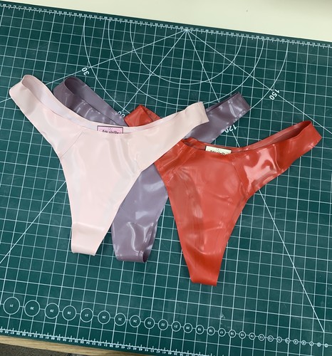 Rubber latex thongs - latex, x