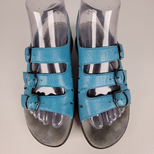 Clarks springers blue leather - springers,