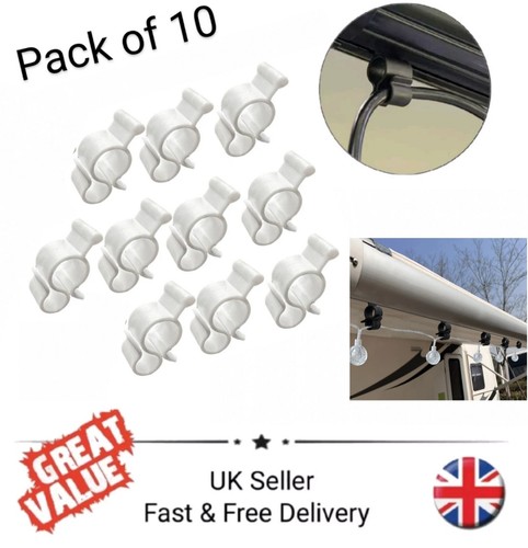10x white caravan motorhome - 10x,