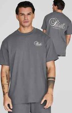 SikSilk Men's Grey Graphic