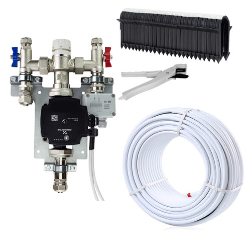 Underfloor floor heating - floor,