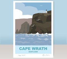 Cape wrath scotland retro - scotland,,