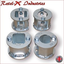 Land Rover Discovery 2 lift Blocks Spacer Kit 3 inch 75mm F&R Springs Td5/v8