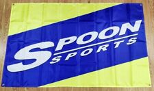 Spoon Sports jdm Sign Honda flag banner 13x5ft garage datsun man cave racing