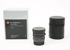 Leica APO-Summicron-M 35mm f/2 ASPH. E39 Prime Lens (Black) 6 Bit 11699 - Boxed