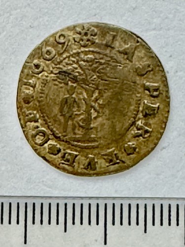 17th century token - 17th,