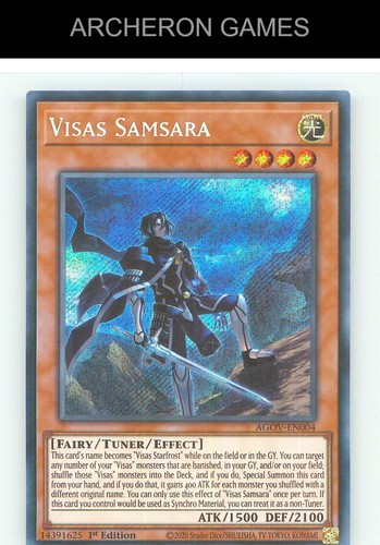 Visas samsara sec yugioh card - samsara,