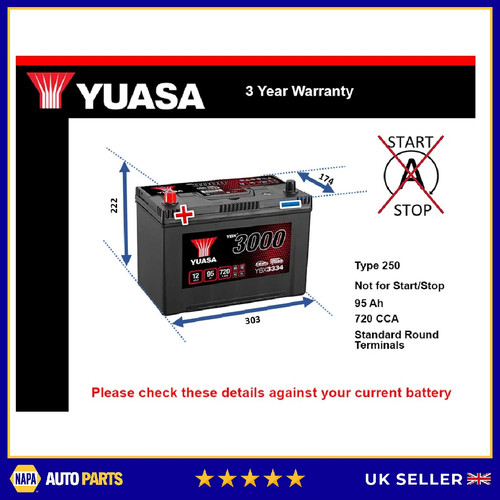 Battery fits daihatsu fourtrak - battery,