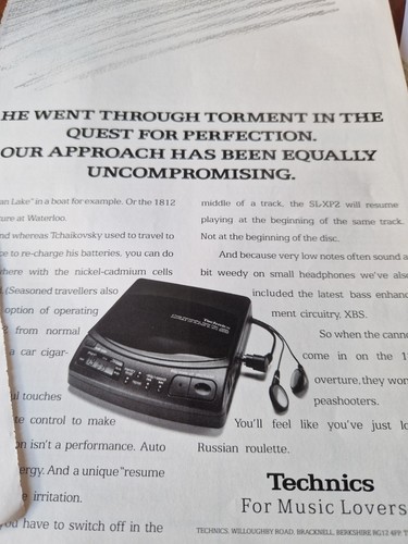 Technics 1990 print advert - technics,
