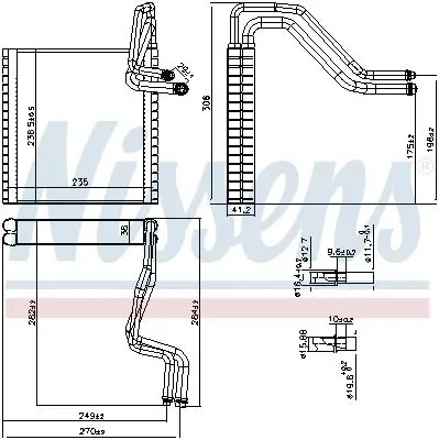 Air conditioning evaporator - , r