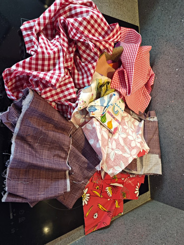 500g mixed cotton fabric - 500g,
