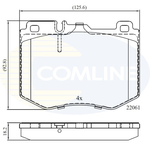Brake pads set - brake,