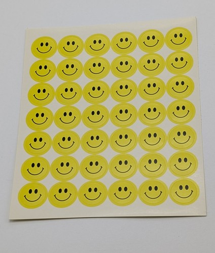 Self adhesive smiley face - smiley,
