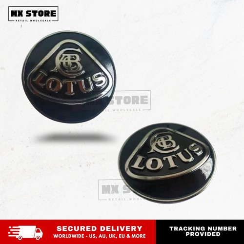 Lotus front hood emblem - lotus, metal
