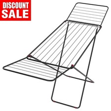 17M Winged Airer Cloth Dryer Clothes Laundry Folding Horse Rack Indoor Outdoor