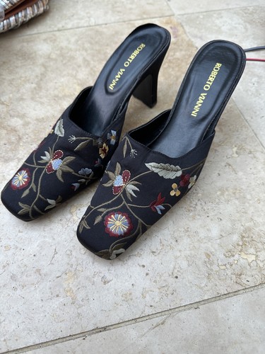 Roberto vianni mules - roberto, black