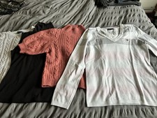 Ladies Jumper Bundle – Tommy Hilfiger, H&M & George – Size S (4 items)