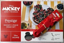 Prestige Bakeware Disney Mickey Mouse & Friends 3pc Head Set + 5pc Spoon Set