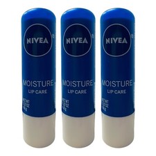 3 Pack Nivea Moisture Lip Care