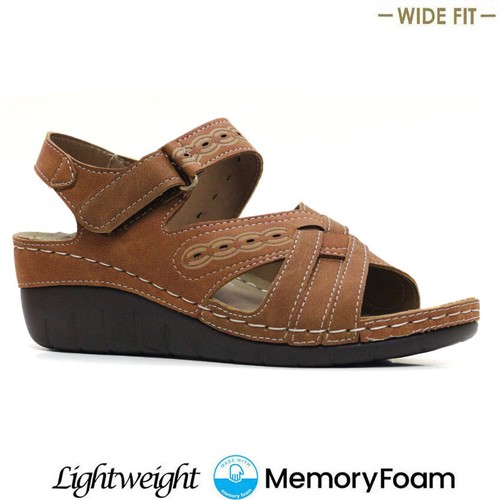 Ladies wide fit sandals - fit,
