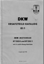 1955 DKW MZ RT250H Parts