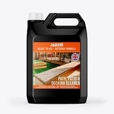 Jazooli Patio Path Driveway & Decking Cleaner,  Moss Algae Mould Remover - 5L