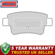 Borg & Beck Rear Brake Pads Set Fits Vauxhall Corsa Fiat Punto Grande Opel