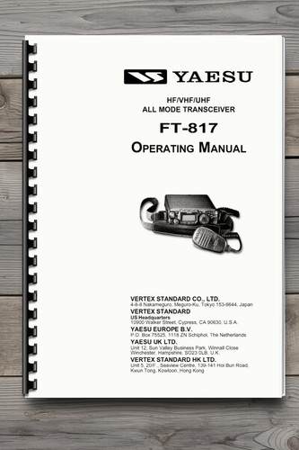 Yaesu 817 vhf - ft-817, all