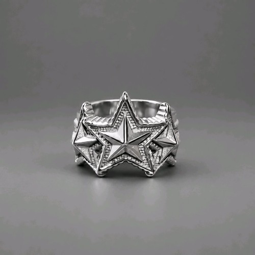 Gothic triple star - star, ring
