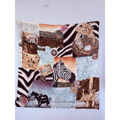 Ralph lauren silk scarf safari - scarf,